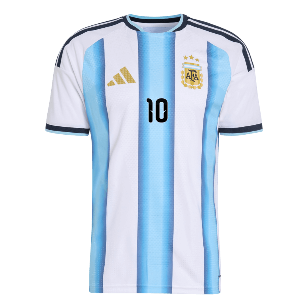 Męska Koszulka Domowa Argentina MESSI #10 Wersja Piłkarska World Cup 2026 - Slim Fit