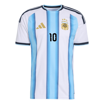 Męska Koszulka Domowa Argentina MESSI #10 Wersja Piłkarska World Cup 2026 - Slim Fit