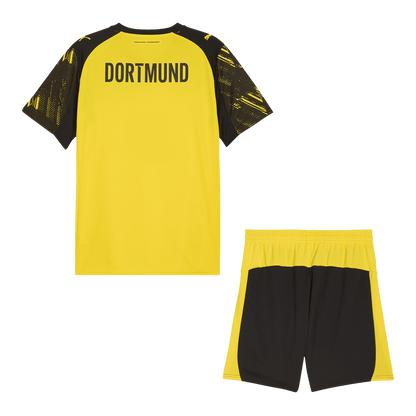 Męski Zestaw Domowa Borussia Dortmund (Koszulka+Spodenki) 2025/26