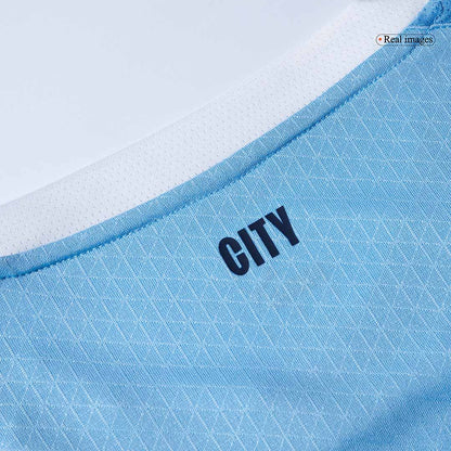 Męska Koszulka Domowa Manchester City REIJNDERS #4 Wersja Piłkarska 2025/26 - Slim Fit