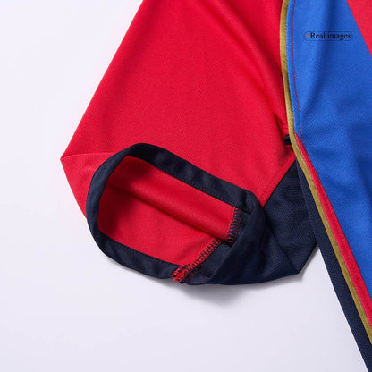 Koszulka Retro Domowa Barcelona RIVALDO #10 2001/02 - Topowe Koszulki Pilkarskie Sklep Internetowy