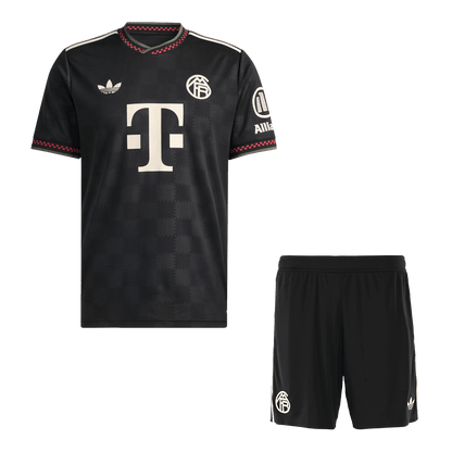 Męski Zestaw Trzecia Wyjazdowa Bayern Munich (Koszulka+Spodenki) 2025/26
