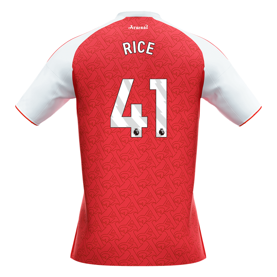 Męska Koszulka Domowa Arsenal RICE #41 2025/26 [PREMIUM]