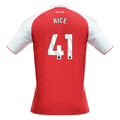 Męska Koszulka Domowa Arsenal RICE #41 2025/26 [PREMIUM]