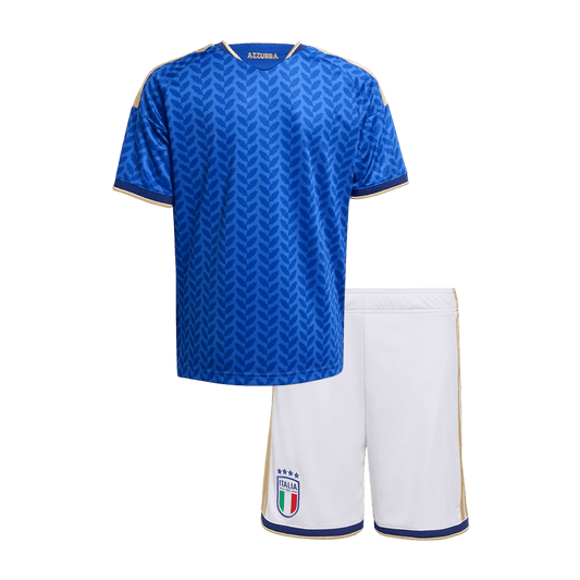 Dziecięcy Zestaw Domowa Italy (Koszulka+Spodenki) 2025/26