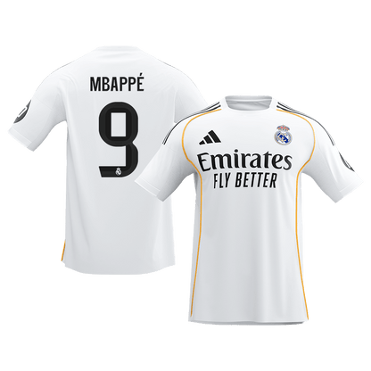 Męska Koszulka Domowa Real Madryt MBAPPÉ #9 2025/26