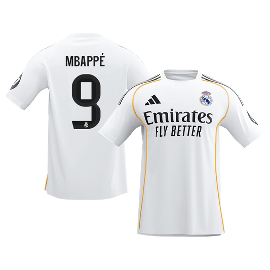 Męska Koszulka Domowa Real Madryt MBAPPÉ #9 2025/26