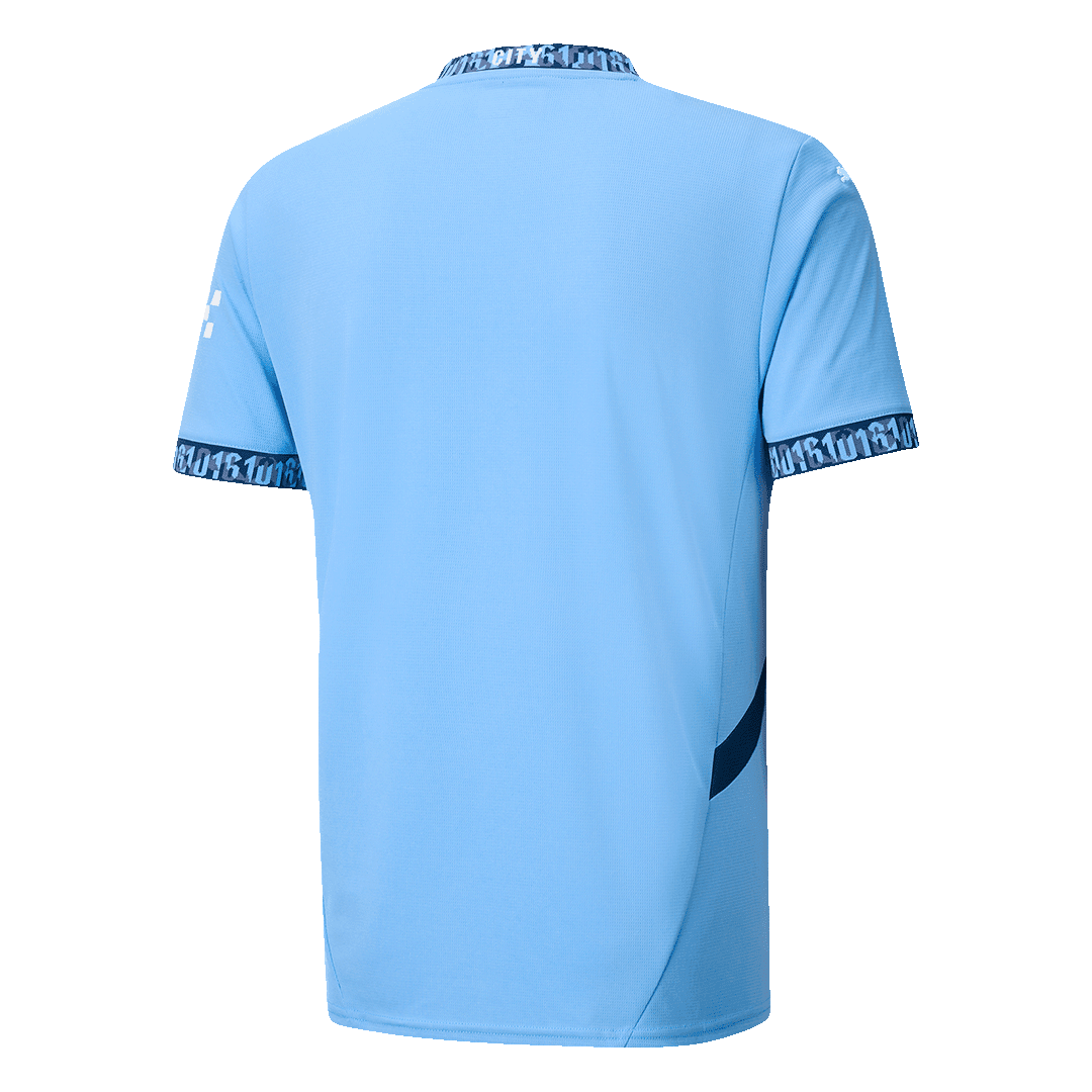 Koszulka domowa Manchester City Soccer 2024/25 - Topowe Koszulki Pilkarskie Sklep Internetowy