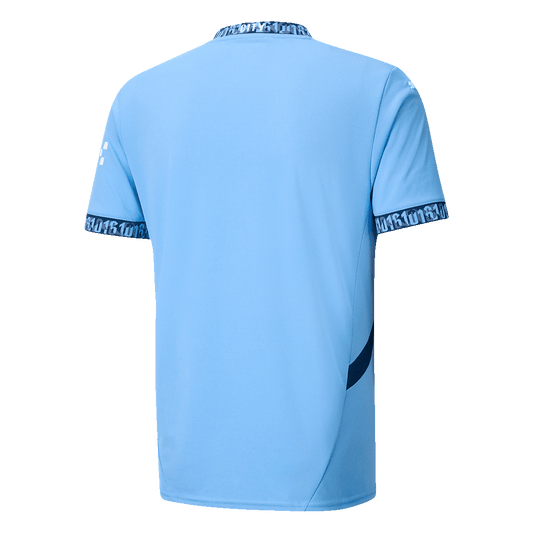 Koszulka domowa Manchester City Soccer 2024/25 - Topowe Koszulki Pilkarskie Sklep Internetowy