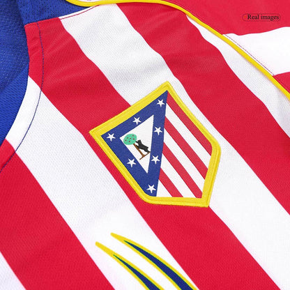 Męska koszulka piłkarska Atletico Madryt Home Retro 2004/05 - Topowe Koszulki Pilkarskie Sklep Internetowy