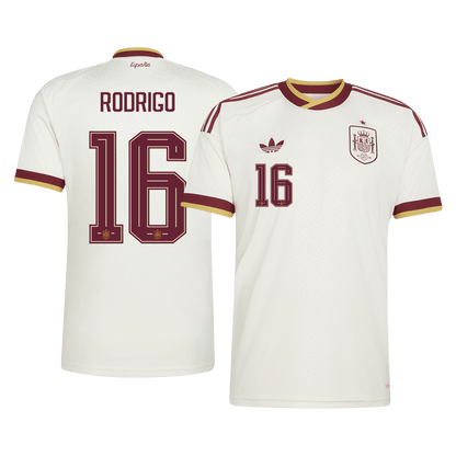Męska koszulka Hiszpanii wyjazdowa RODRIGO #16 - Mundial 2026