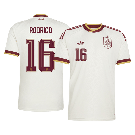 Męska koszulka Hiszpanii wyjazdowa RODRIGO #16 - Mundial 2026