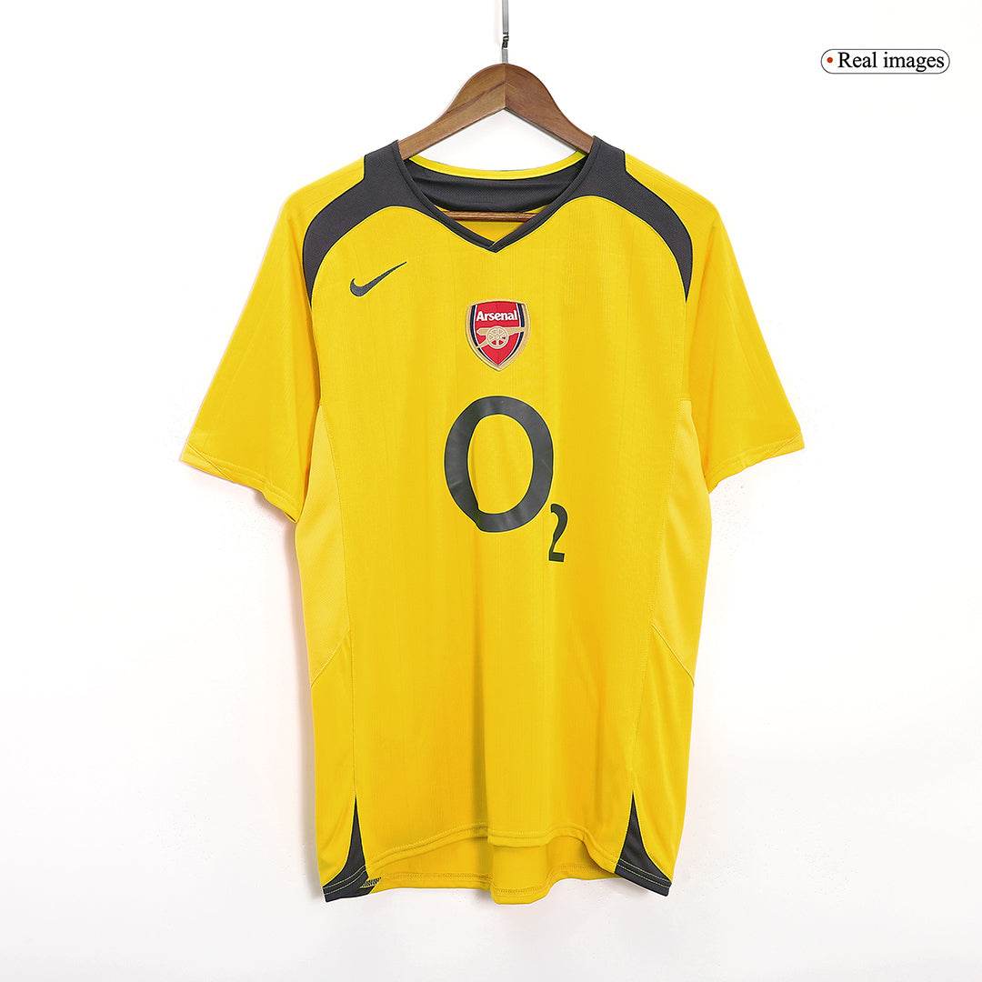Męska retro koszulka piłkarska Arsenal wyjazdowa z sezonu 05/06 - Topowe Koszulki Pilkarskie Sklep Internetowy