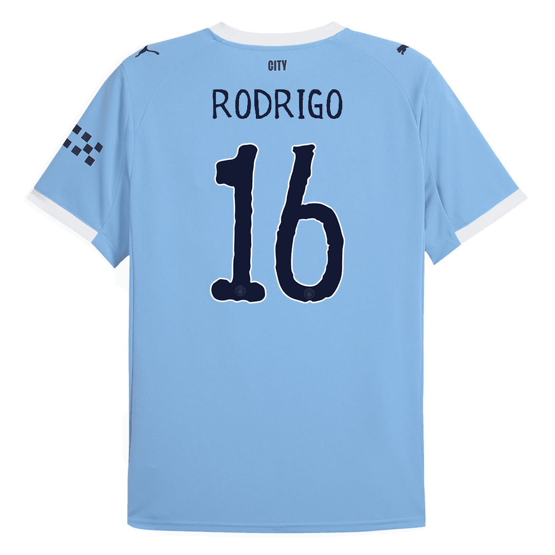 Męska Koszulka Domowa Manchester City RODRIGO #16 2025/26 - Club World Cup - Topowe Koszulki Pilkarskie Sklep Internetowy