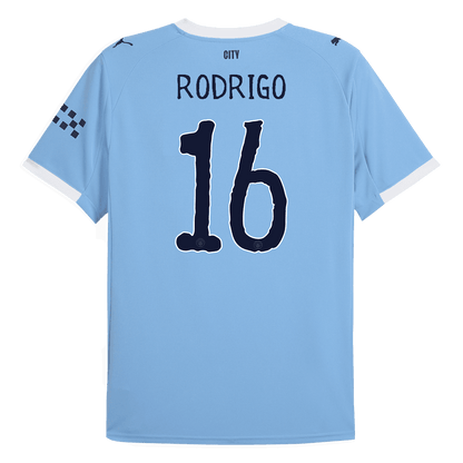 Męska Koszulka Domowa Manchester City RODRIGO #16 2025/26 - Club World Cup - Topowe Koszulki Pilkarskie Sklep Internetowy
