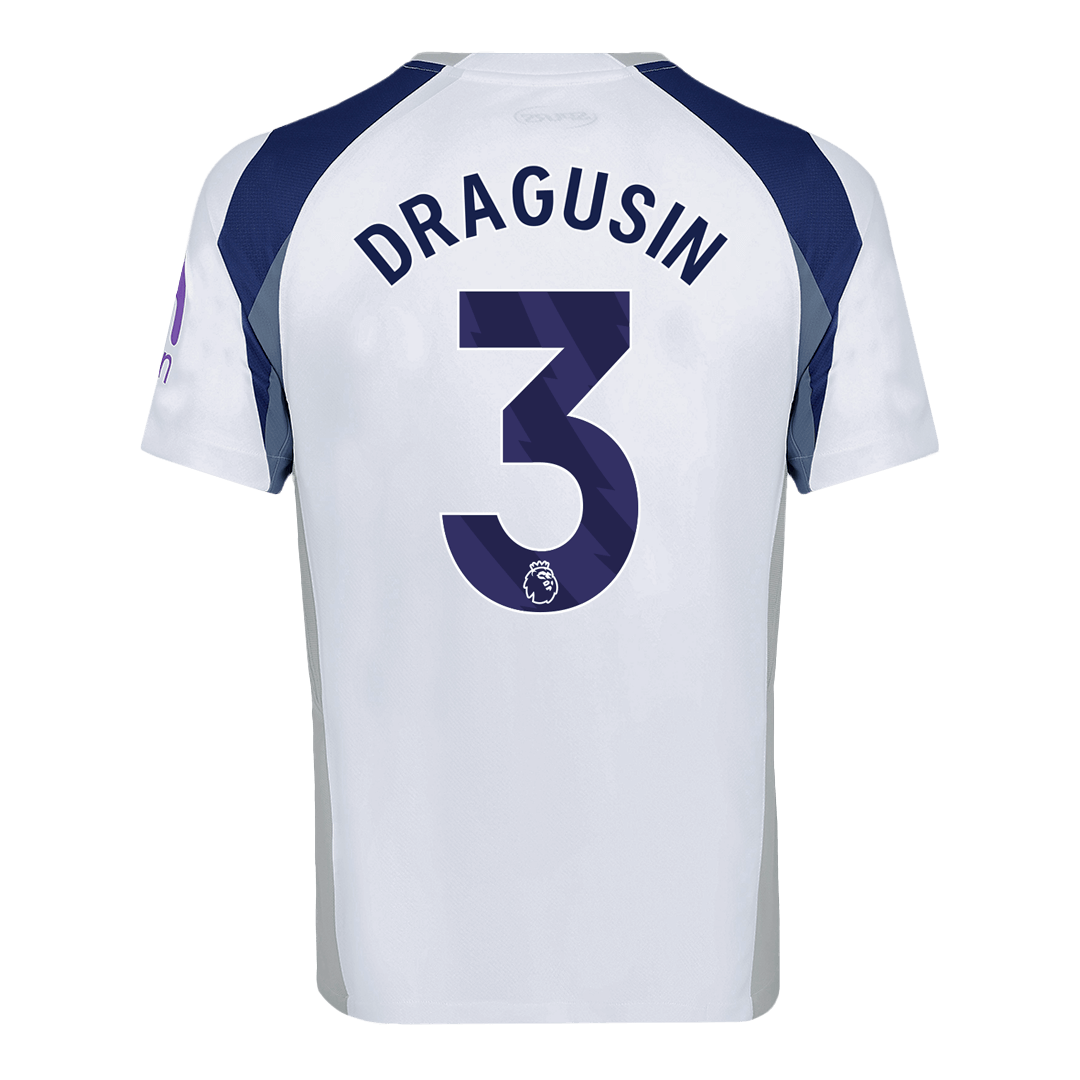 Męska Koszulka Domowa Tottenham Hotspur DRAGUSIN #3 2025/26