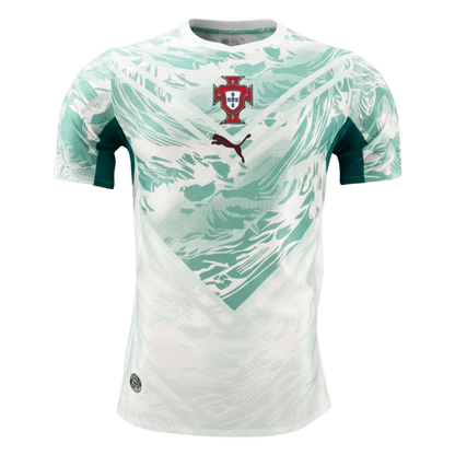 Męska Koszulka Wyjazdowa Portugal Wersja Piłkarska World Cup 2026 - Slim Fit