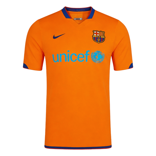 Męska Koszulka Retro Wyjazdowa Barcelona 2006/07
