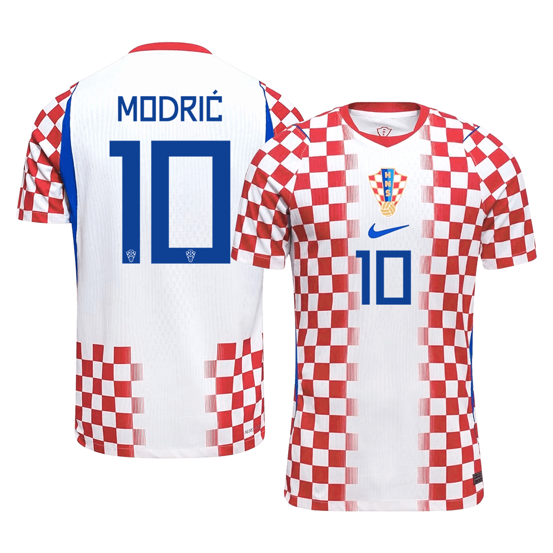 Męska koszulka Chorwacji domowa MODRIĆ #10 wersja zawodnicza - Mundial 2026