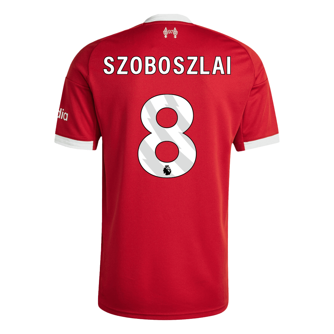 Męska Koszulka Domowa Liverpool SZOBOSZLAI #8 2025/26