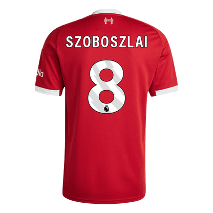 Męska Koszulka Domowa Liverpool SZOBOSZLAI #8 2025/26