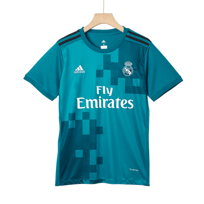 Męska Koszulka Retro Trzecia Wyjazdowa Real Madrid 2017/18 - Topowe Koszulki Pilkarskie Sklep Internetowy