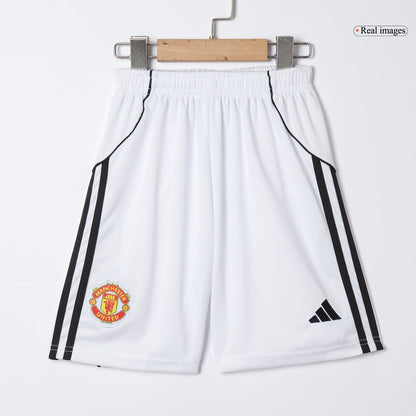 Dziecięcy Zestaw Domowa Man Utd (Koszulka + Spodenki + Skarpety) 2025/26