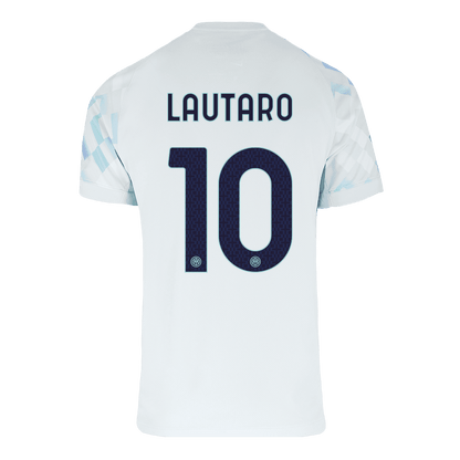 Męska Koszulka Wyjazdowa Inter Milan LAUTARO #10 2025/26 - Topowe Koszulki Pilkarskie Sklep Internetowy