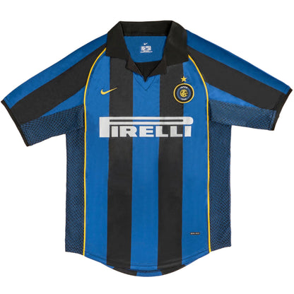 Męska Koszulka Retro Domowa Inter Milan 2001/02