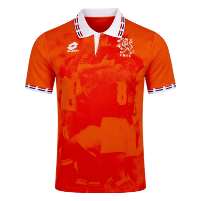 Męska Koszulka Retro Domowa Netherlands 1996