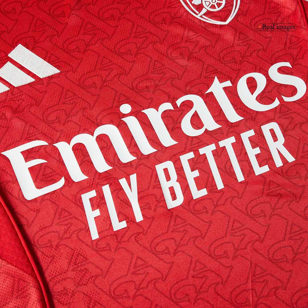Męska Koszulka Domowa Arsenal SALIBA #2 Wersja Piłkarska 2025/26 - Slim Fit - Topowe Koszulki Pilkarskie Sklep Internetowy
