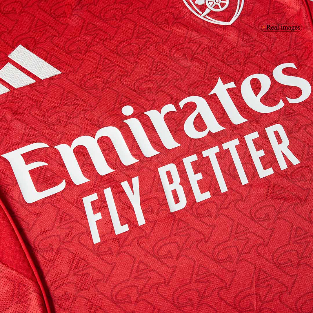 Męska Koszulka Domowa Arsenal RICE #41 Wersja Piłkarska 2025/26 - Slim Fit