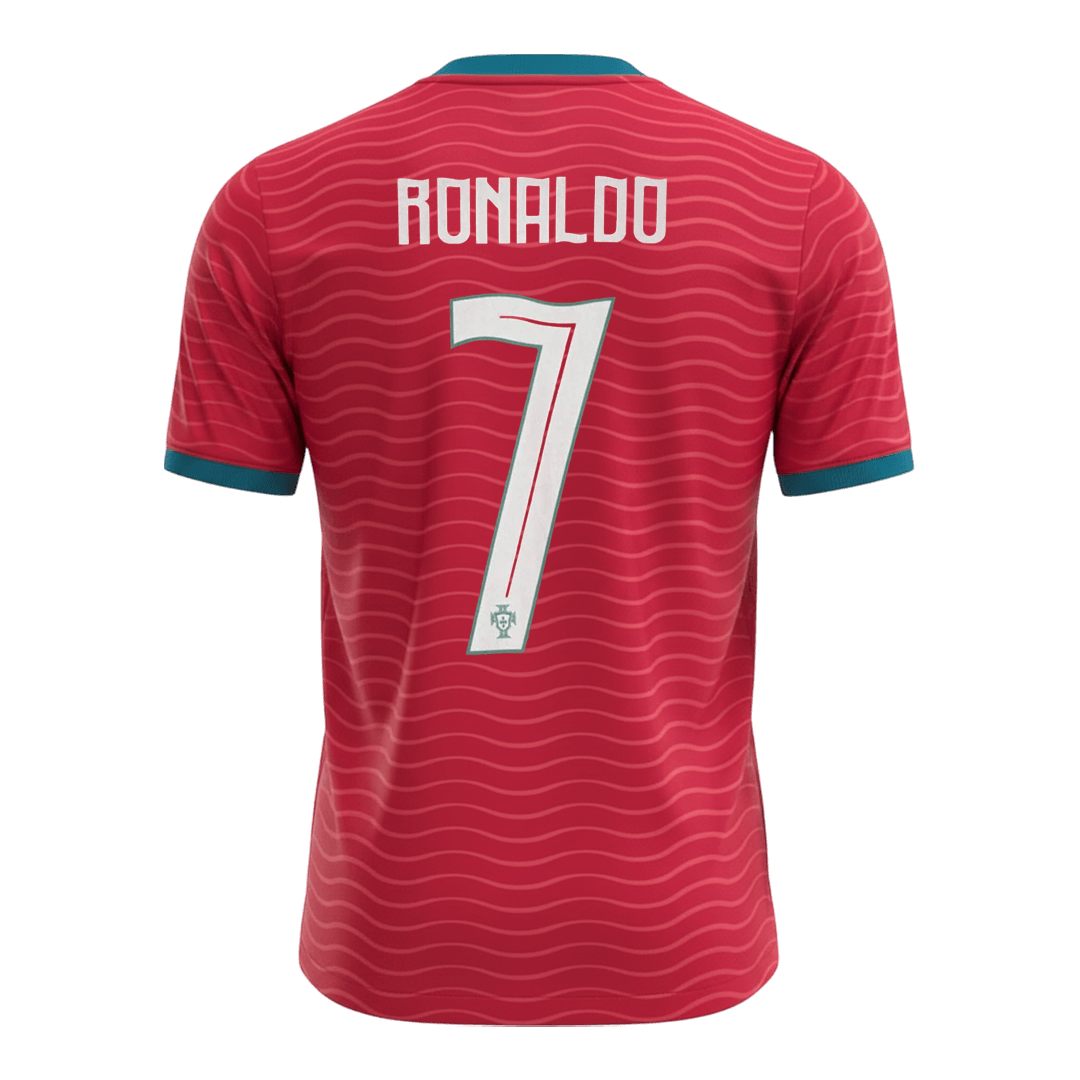Męska Koszulka Domowa Portugal RONALDO #7 World Cup 2026