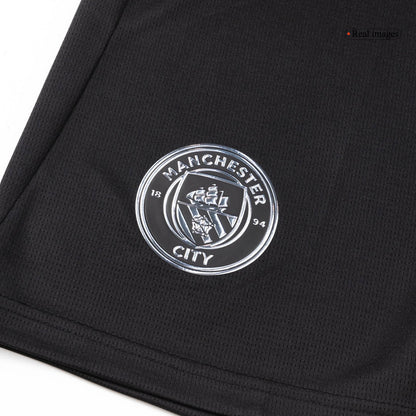Męski Zestaw Wyjazdowa Manchester City (Koszulka + Spodenki + Skarpety) 2025/26