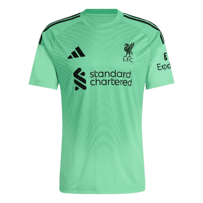 Męska Koszulka Bramkarska Liverpool 2025/26 - Zielony - Topowe Koszulki Pilkarskie Sklep Internetowy