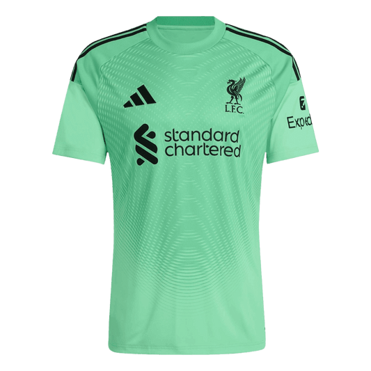 Męska Koszulka Bramkarska Liverpool 2025/26 - Zielony - Topowe Koszulki Pilkarskie Sklep Internetowy
