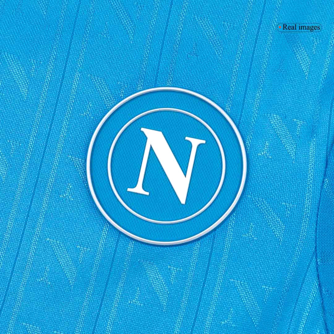 Męska Koszulka Domowa Napoli Wersja Piłkarska 2025/26 - Slim Fit