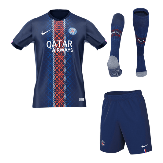Męski Zestaw Domowa PSG (Koszulka + Spodenki + Skarpety) 2025/26 [PREMIUM]