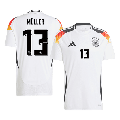 Męska koszulka piłkarska MÜLLER #13 Germany Euro Home 2024 - Topowe Koszulki Pilkarskie Sklep Internetowy