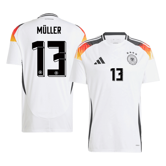 Męska koszulka piłkarska MÜLLER #13 Germany Euro Home 2024 - Topowe Koszulki Pilkarskie Sklep Internetowy