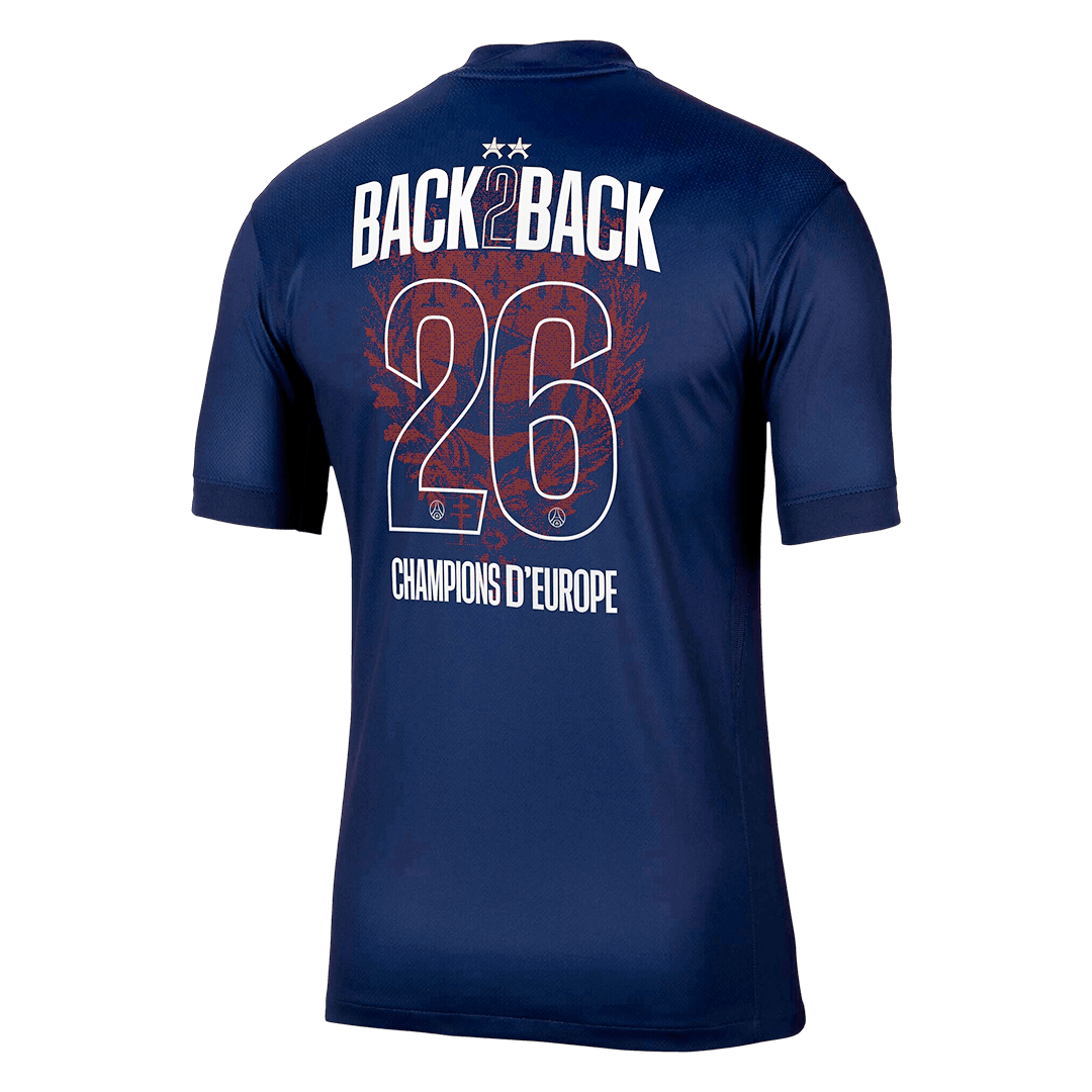 Męska koszulka PSG domowa Champions of Europe #26 2025/26 [PREMIUM]