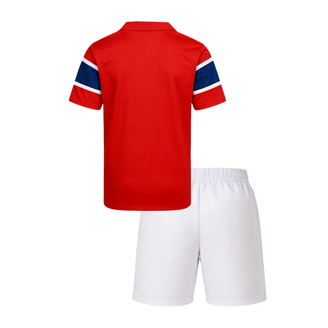 Dziecięcy zestaw Norwegii domowa (Koszulka+Spodenki) - Mundial 2026