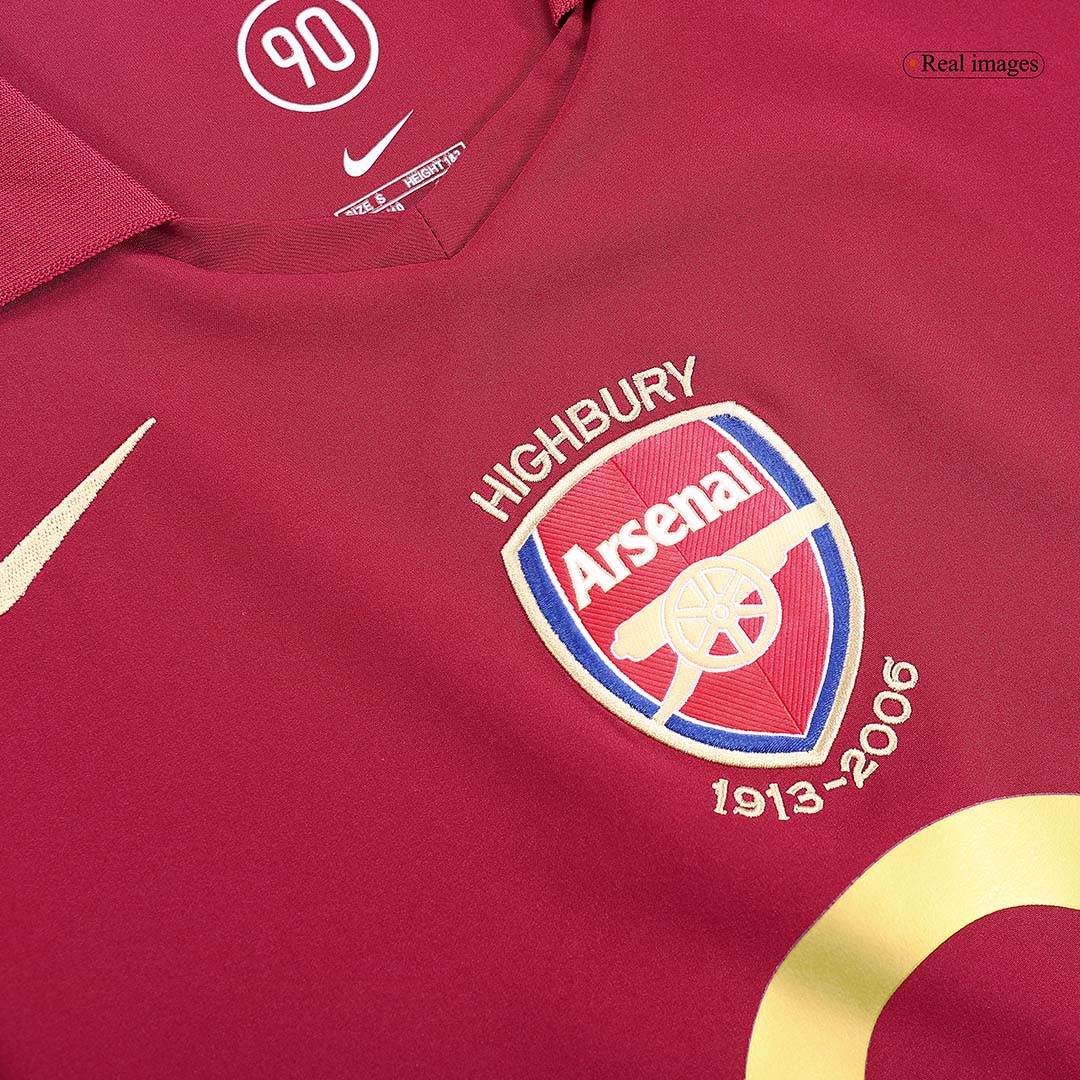 BERGKAMP #10 Męska retro domowa koszulka Arsenal 05/06 - Topowe Koszulki Pilkarskie Sklep Internetowy