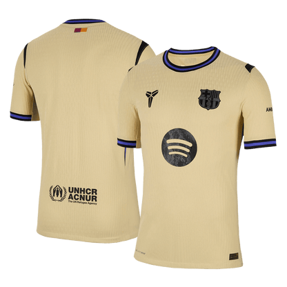 Męska Koszulka Wyjazdowa FC Barcelona Wersja Piłkarska 2025/26 - Slim Fit