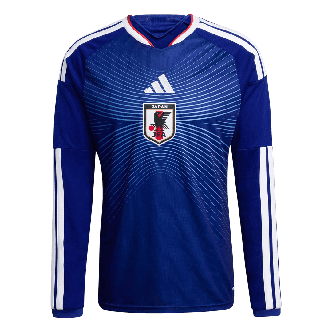 Męska Koszulka Domowa Japan 2026 z Długim Rękawem - World Cup