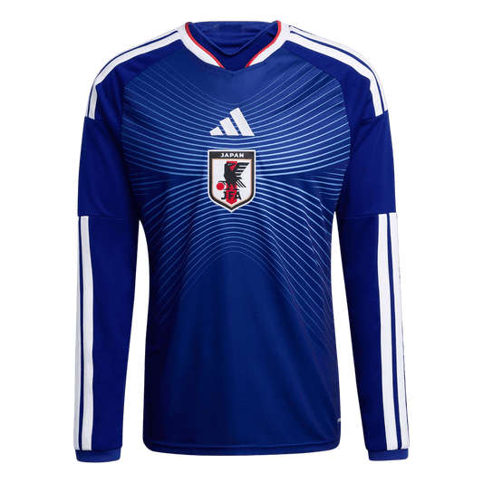 Męska Koszulka Domowa Japan 2026 z Długim Rękawem - World Cup
