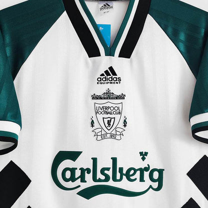 Męska Koszulka Retro Wyjazdowa Liverpool 1993/95 - Topowe Koszulki Pilkarskie Sklep Internetowy