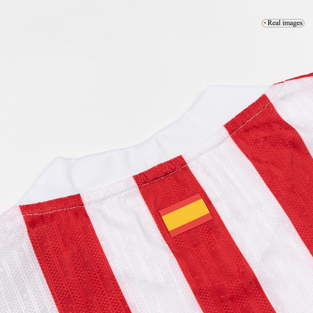 Męska Koszulka Domowa Atletico Madrid SØRLOTH #9 Wersja Piłkarska 2025/26 - Slim Fit