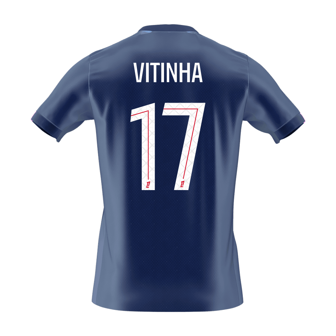 Męska Koszulka Domowa PSG VITINHA #17 2025/26 [PREMIUM]