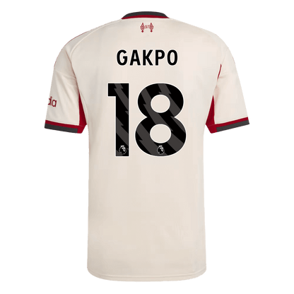 Męska Koszulka Wyjazdowa Liverpool GAKPO #18 2025/26